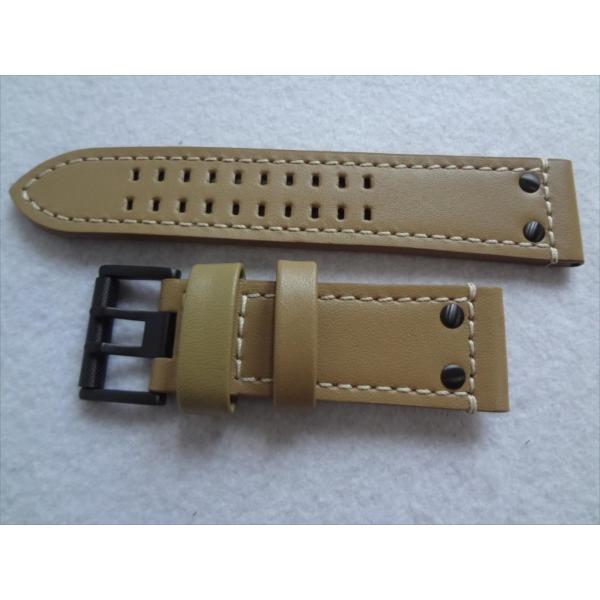 Luminox 純正 レザーバンド 1920 / 1925 / 1940 用 26mm ベルト 茶 ...