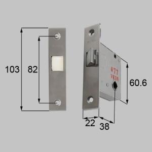 リクシル(トステム) GRP390 ロック本体 浴室ドア部品