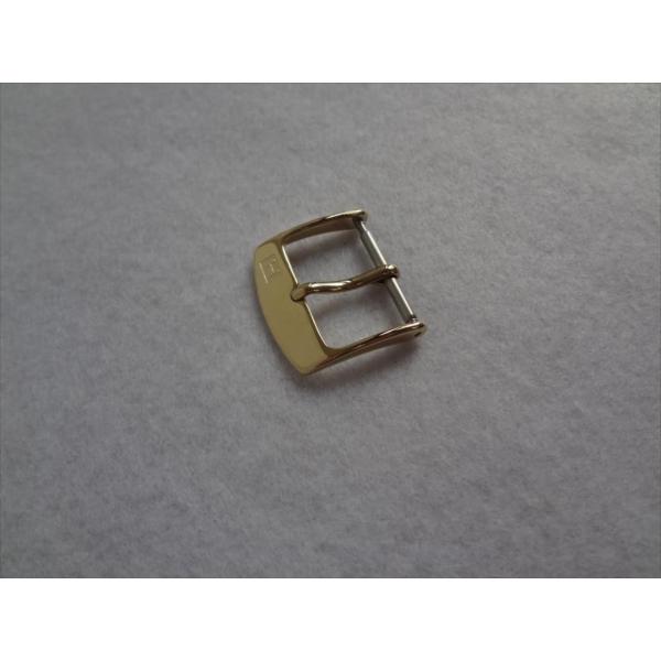 Hamiltonハミルトン純正レザーベルト用 バックル 尾錠 18mm 金色 ゴールド色