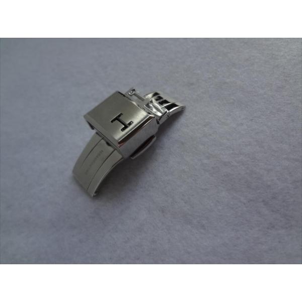 ハミルトン純正バタフライ腕時計ベルト用バックル14mmプッシュ式