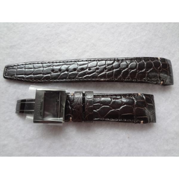 SEIKO 純正 腕時計バンド アストロン SBXB083 用 クロコダイル レザーベルト 22mm...