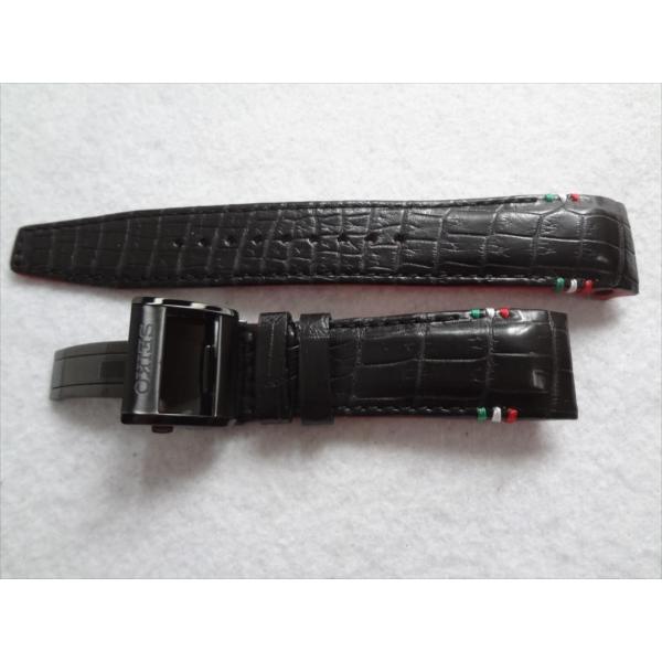 SEIKO純正バンド アストロン クロコダイル レザーベルト 22mm SBXB037 8X82-0...