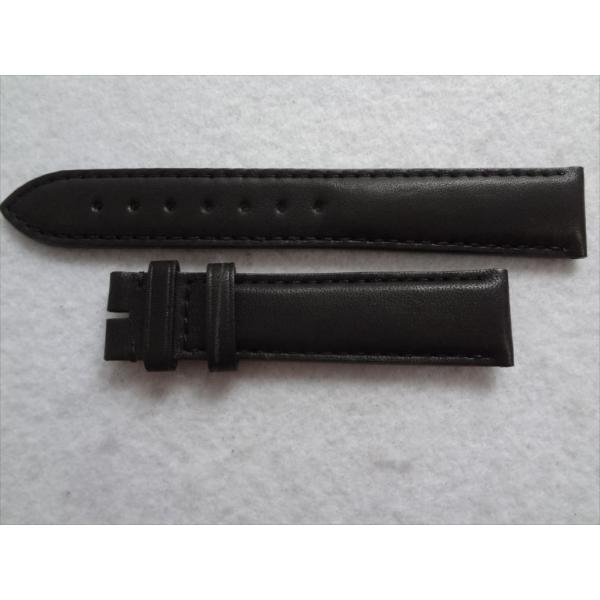 Longines ロンジン 純正 レザーベルト 18mm 腕時計 バンド 黒 ブラック