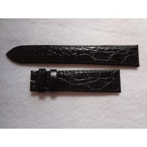 Longines ロンジン 純正 レザーベルト 18mm 腕時計 バンド 黒 ブラック