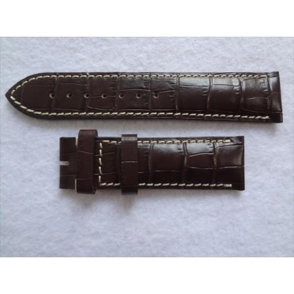 Longines ロンジン 純正 レザーベルト 22mm 腕時計 バンド 茶 茶色 ブラウン