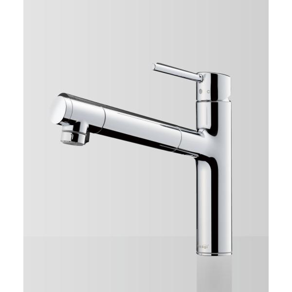 タカギ LS106MN シングルレバー混合水栓 蛇口一体型浄水器 浄水カートリッジ同梱仕様