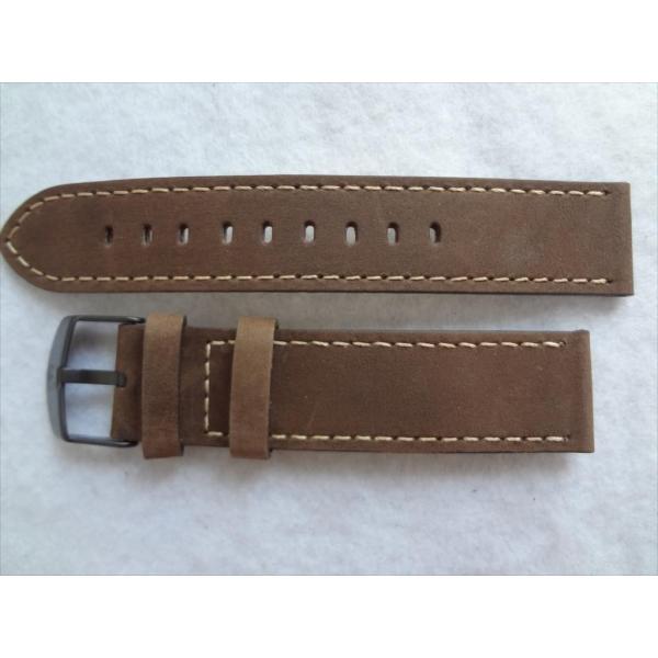 TIMEX 純正 Expedition バンド T49905用 20mm レザーベルト 茶 茶色 ブ...