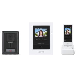 アイホン WS-14A テレビドアホン カメラ付玄関子機、モニター付親機、モニター付ワイヤレス子機の...