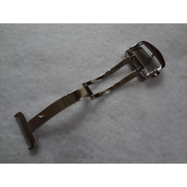 バンビ片開きDバックルZS0007Pプッシュ三つ折れ式18mm (旧型番:ZS007P)