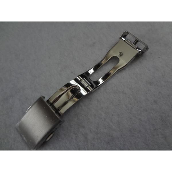 送料安い バンビ ZS02P 尾錠幅：18mm プッシュ式 腕時計レザーベルト用 バックル  バンド...