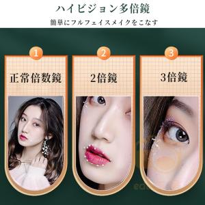 女優ミラー 卓上ミラー 化粧鏡 拡大鏡 ライト...の詳細画像3