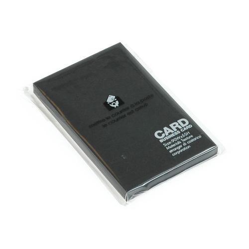 カード 名刺サイズ 無地 40枚 ブラック BLACK はがき 枠なし 上質紙 公式通販サイト
