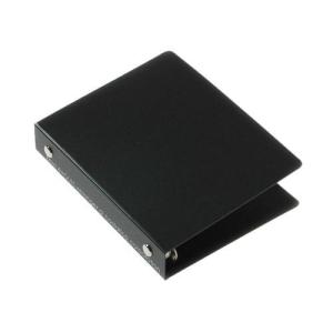 ミニバインダー 6穴 ブラック SOLID システム手帳 70枚収納