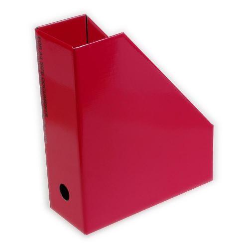 マガジンボックス A4 ピンク SOLID 紙製 収納ボックス タテ型 シンプル インテリア 公式通...
