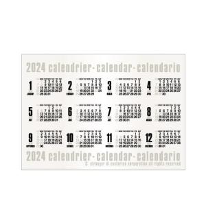 カレンダー ポスター B3 2024年 1月始ま...の商品画像