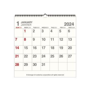 カレンダー 壁掛け LP 2023年 1月始まり アイボリー 書き込み