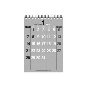 カレンダー 卓上 A6 2024年 1月始まり ...の商品画像