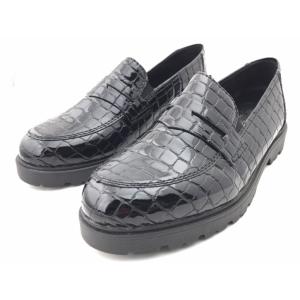 【新品未使用】rieker リーカー レザーコンフォートシューズ 28cm Rieker リーカー ブルーコンビ 黒 ドイツ コンフォートシューズ