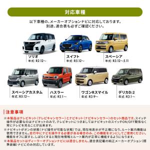 テレビキット 全方位モニター スズキ 三菱 標...の詳細画像3