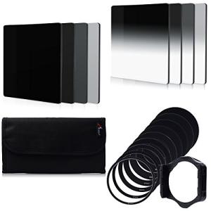 XCSOURCE 角形フィルターセット 8枚 ND2 ND4 ND8 ND16 GND2