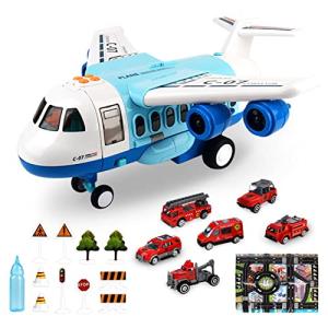 TOMMYFIELD 航空機 おもちゃ セット 収納 子供 ごっこ遊び