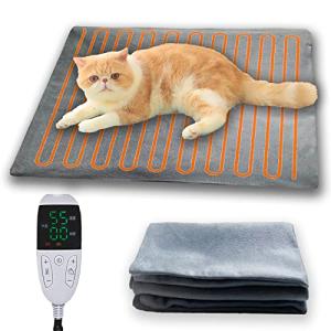 UNI ペット用 ホットカーペット 1~12時間タイマー 50×40cm  カバー2枚付き 温度