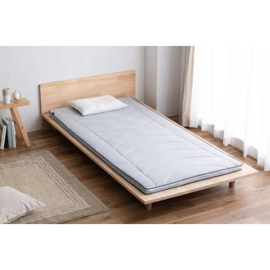 マットレス 寝具 アイリスオーヤマ リブ構造 つなぎ目なし 丸洗い可能 コンパクト収納 リバーシブル...