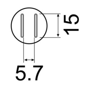 白光 ［A1132］ SOP 5.6×13用 A-1132｜edenki