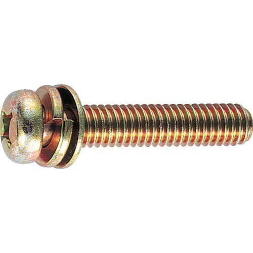 あすつく対応 「直送」 トラスコ TRUSCO B51-0610 ナベ頭座金組込ねじ Ｐ＝４ クロメ...