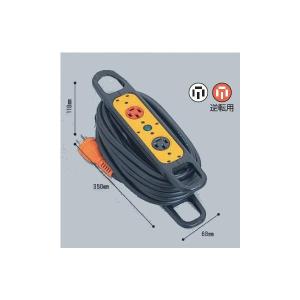 日動工業 日動 電工ドラム 30m ND-E330-20A (4P/20A/三相200V) [コード 