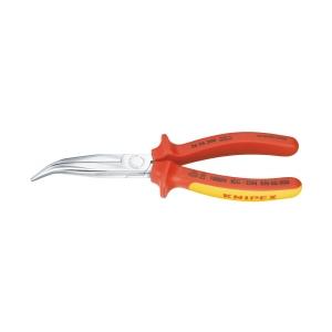 クニペックス（KNIPEX） ［2626-200］ 40゜絶縁先曲ラジオペンチ1000V（SB）  輸入 工具 2626200｜edenki