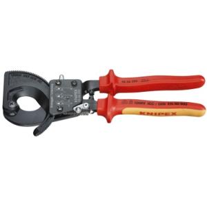 クニペックス KNIPEX 9536-250 絶縁ケーブルカッター 1000V ラチェット式 953...