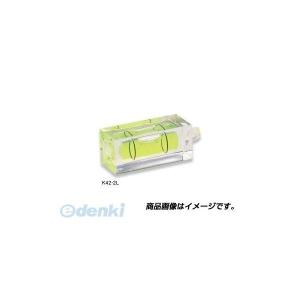 エビス EBISU K42-2L 2本線キーホルダー気泡管 K422L エビスダイヤモンド 4950515123366 水平器