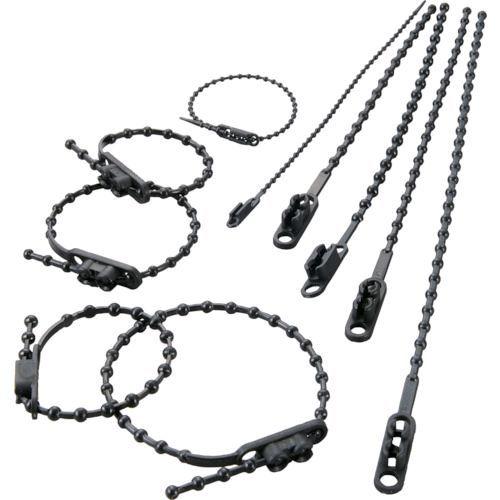 あすつく対応 「直送」 トラスコ中山（ＴＲＵＳＣＯ） TRKTV145EBK ダブルヘッドノットタイ...