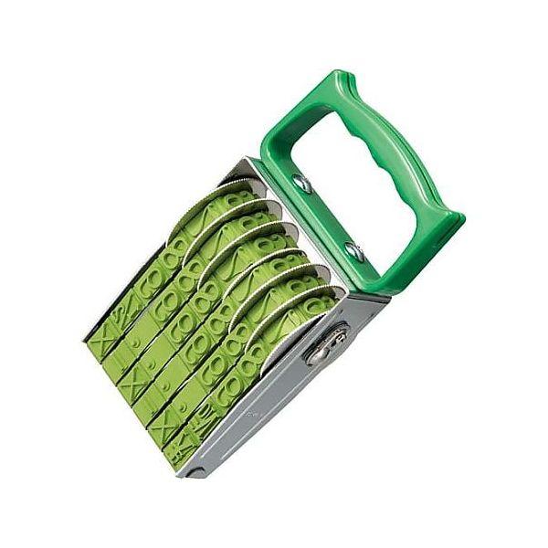 コクヨ KOKUYO IS−20−6 回転印 欧文数字 特大号6連 明朝体 IS−20−6 5104...