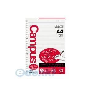 コクヨ KOKUYO ノ-816A キャンパスルーズリーフ（さらさら書ける）A罫 A4 50枚 ノ−...