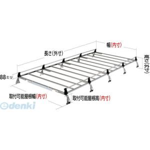 横山製作所 ROCKY SE-580 ステンレスルーフキャリア SE580｜edenki