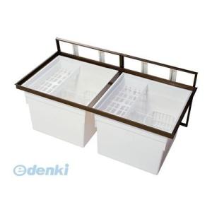 吉川化成  1200BDJ「直送 代引不可・他メーカー同梱不可」 アルミ枠　床下収納庫　ブロンズ色　...