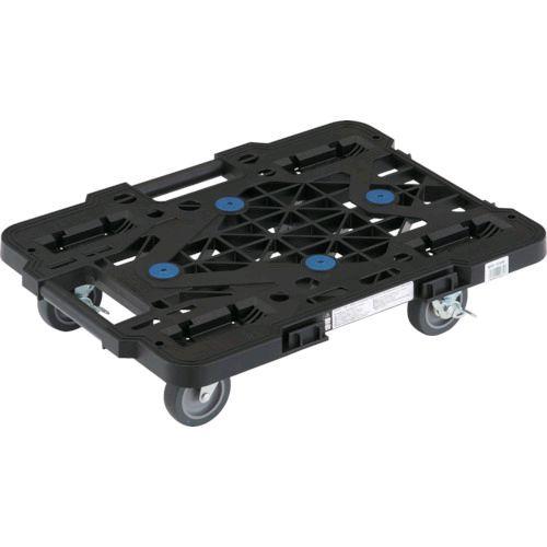 トラスコ中山 TRUSCO MPK-500JS-BK 樹脂製平台車 ルートバンメッシュタイプ ５１５...