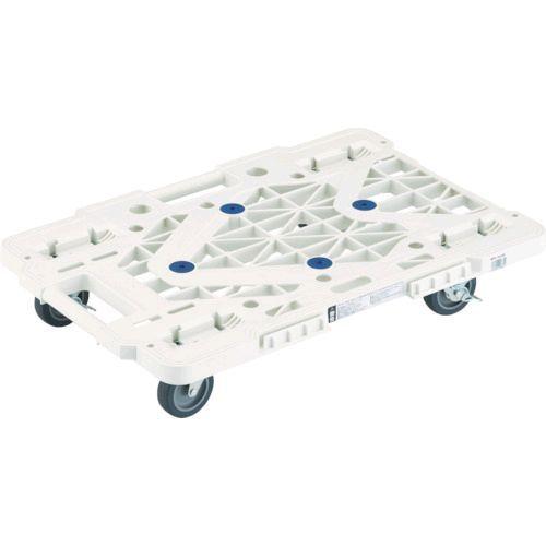 トラスコ中山 TRUSCO MPK-500JS-W 樹脂製平台車 ルートバンメッシュタイプ ５１５Ｘ...