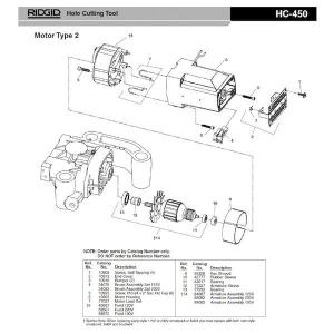 リジッド RIDGID 10903 モーターハウジング F/HC-450｜edenki