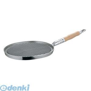 8140700 アルミイモノ 小判型 斜溝付 ステーキパン 大 330×280