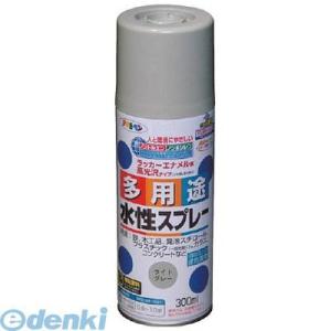 アサヒペン 565020 水性多用途スプレー３００ＭＬ ライトグレー 565020 300ML-ライトグレー tr-4450710｜edenki