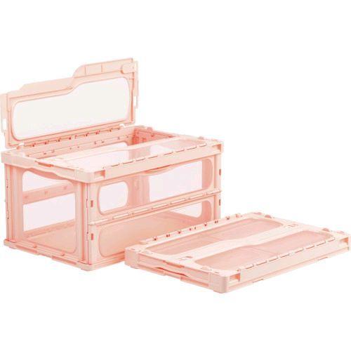 サンコー SKMLOC75BPNK フタ一体型折りたたみコンテナー ５５９１８０ マドコンライトＣ−...