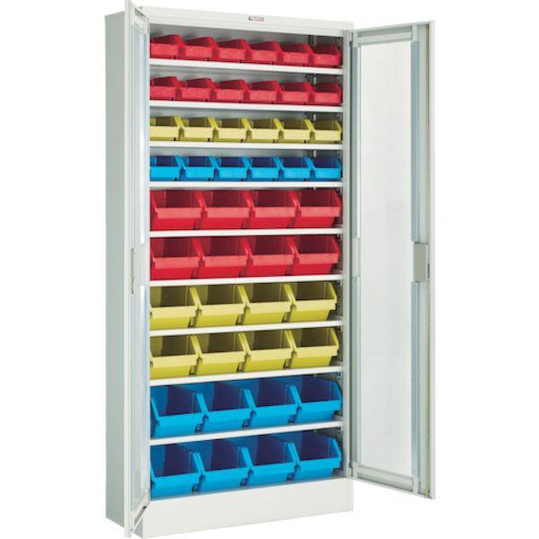 ＴＲＵＳＣＯ T609M-A 直送 代引不可 コンテナラックケース バンラックケース M型 両開き扉...