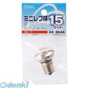 オーム電機 LB-R3715-C ミニレフ球（R30/15W/クリア/E17） LBR3715C L...