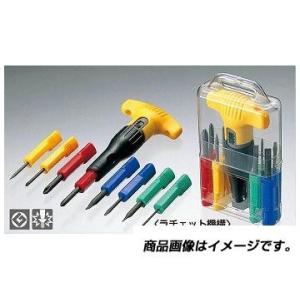 アネックス ANEX NO.5700 ＜ラチェット付8本組ドライバーセット＞ 兼古製作所 4962485101244