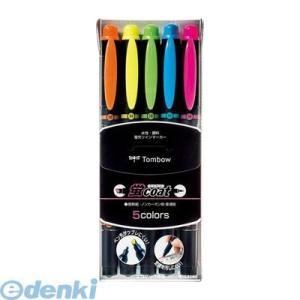 トンボ鉛筆 トンボ鉛筆 [蛍光ペン]蛍光ツインマーカー 蛍コート 5色