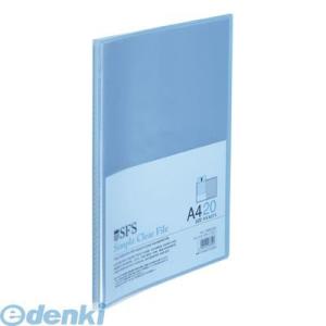 たんぽぽ  109991040 Ａ４クリアーファイル２０　ブルー【１冊】