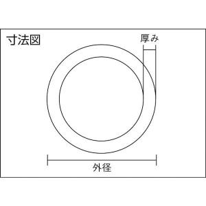光 AP9956 アルミ丸パイプ 995×6m...の詳細画像1